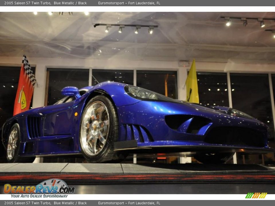 2005 Saleen S7 Twin Turbo Blue Metallic / Black Photo #47