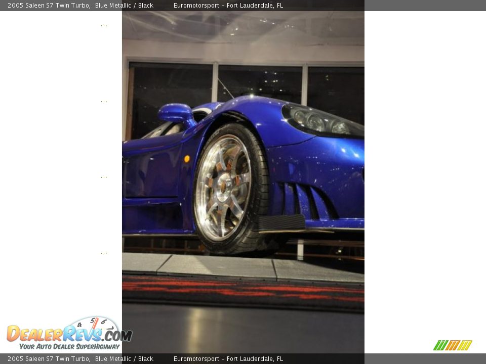 2005 Saleen S7 Twin Turbo Blue Metallic / Black Photo #48
