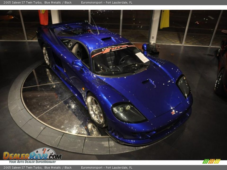 2005 Saleen S7 Twin Turbo Blue Metallic / Black Photo #50