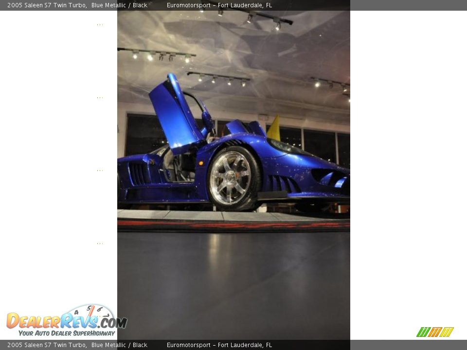 2005 Saleen S7 Twin Turbo Blue Metallic / Black Photo #54