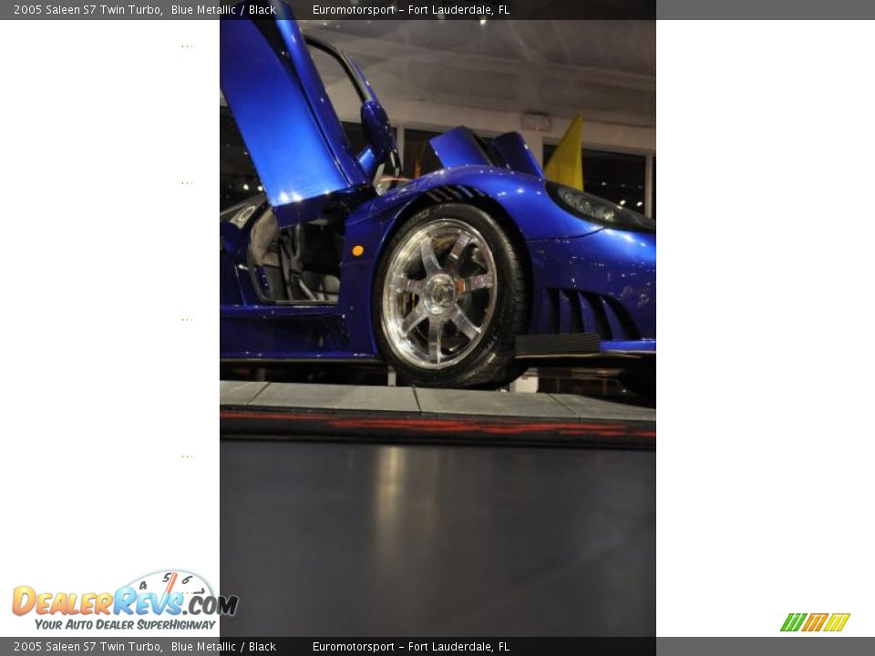 2005 Saleen S7 Twin Turbo Blue Metallic / Black Photo #55