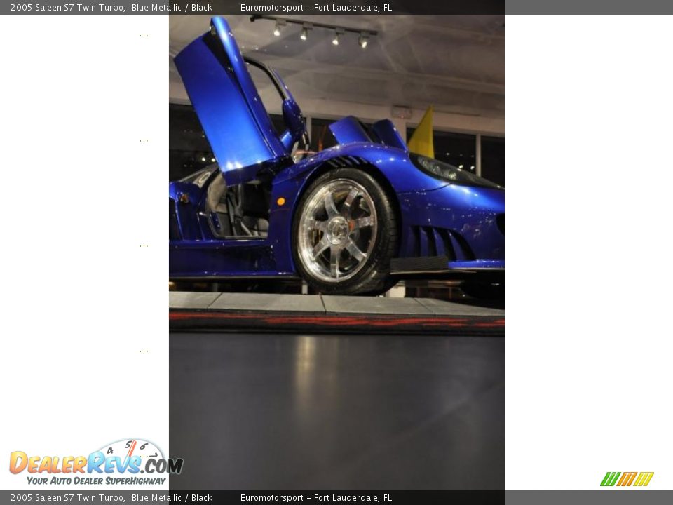 2005 Saleen S7 Twin Turbo Blue Metallic / Black Photo #57
