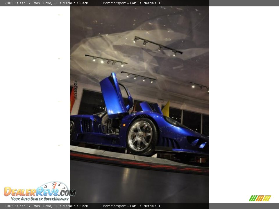 2005 Saleen S7 Twin Turbo Blue Metallic / Black Photo #58