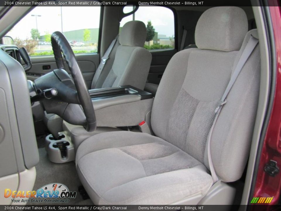 2004 Chevrolet Tahoe LS 4x4 Sport Red Metallic / Gray/Dark Charcoal Photo #4