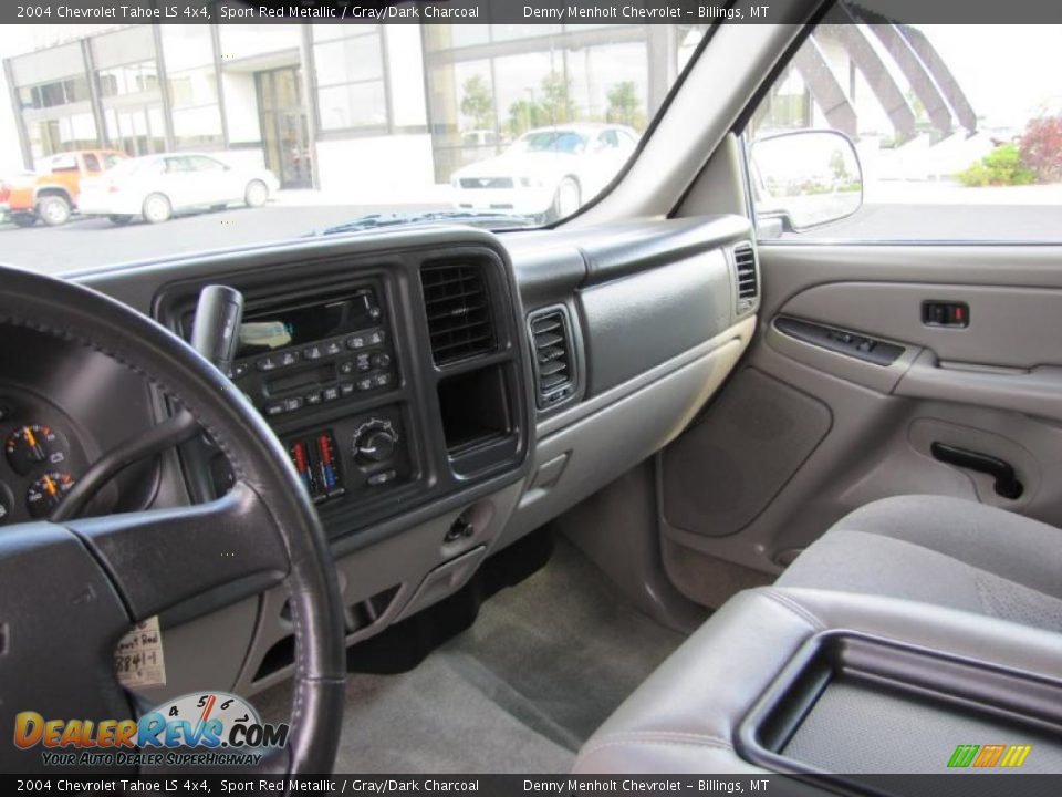 2004 Chevrolet Tahoe LS 4x4 Sport Red Metallic / Gray/Dark Charcoal Photo #8