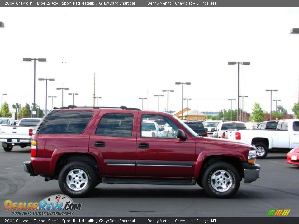 2004 Chevrolet Tahoe LS 4x4 Sport Red Metallic / Gray/Dark Charcoal Photo #11