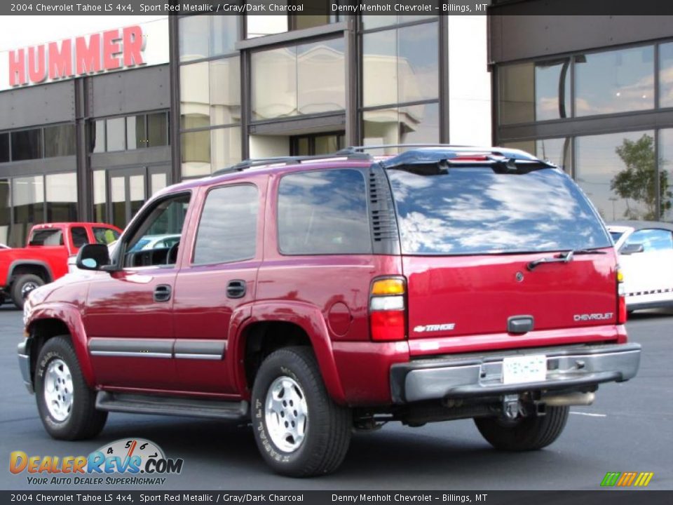 2004 Chevrolet Tahoe LS 4x4 Sport Red Metallic / Gray/Dark Charcoal Photo #12