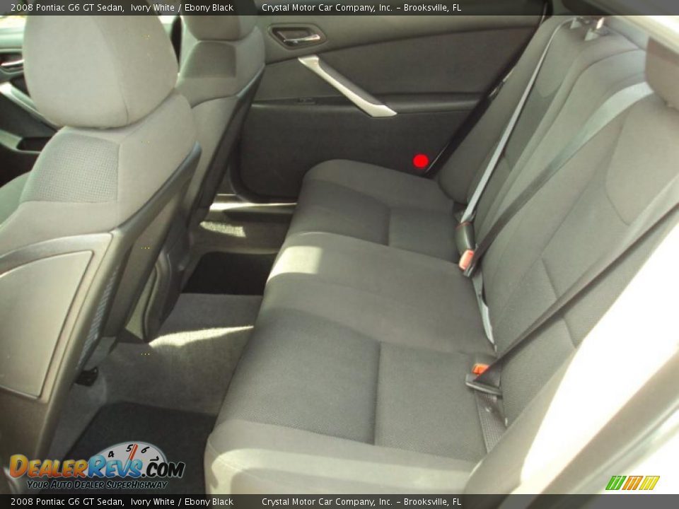 2008 Pontiac G6 GT Sedan Ivory White / Ebony Black Photo #5
