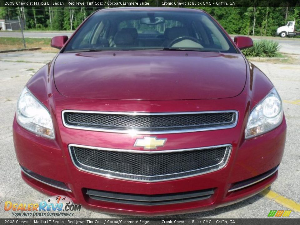 2008 Chevrolet Malibu LT Sedan Red Jewel Tint Coat / Cocoa/Cashmere Beige Photo #8