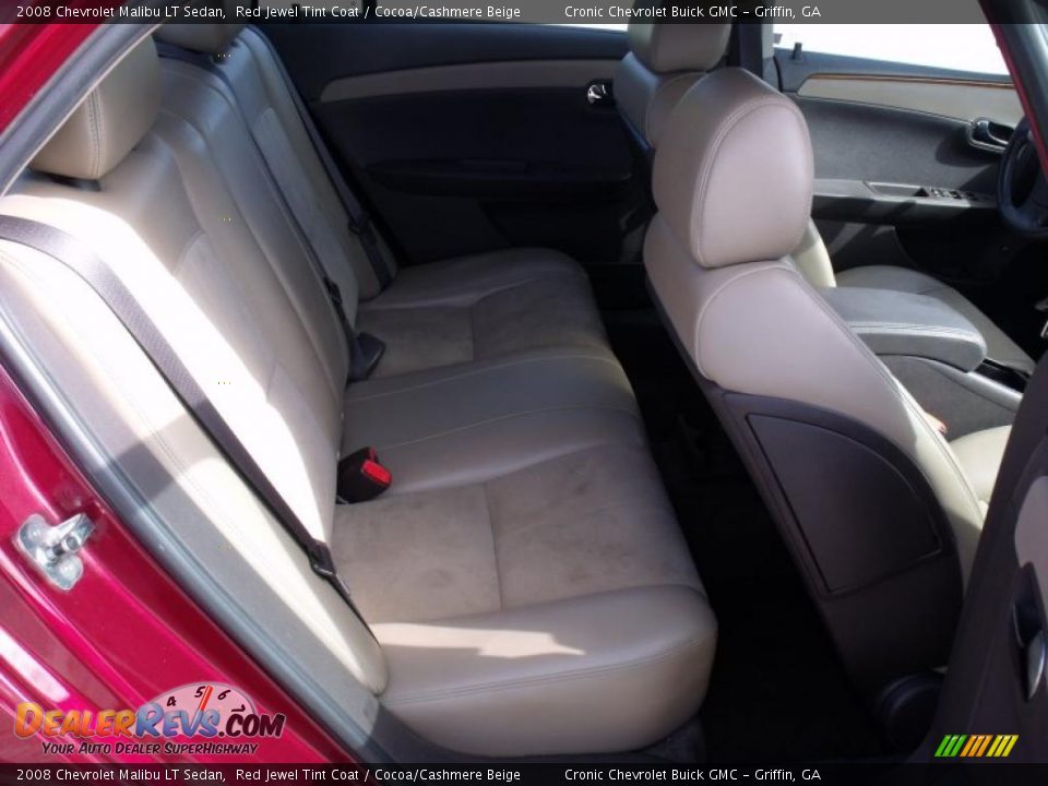 2008 Chevrolet Malibu LT Sedan Red Jewel Tint Coat / Cocoa/Cashmere Beige Photo #13