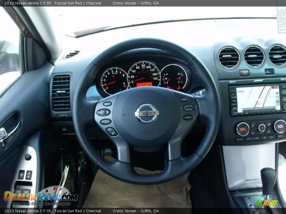 2010 Nissan Altima 3.5 SR Tuscan Sun Red / Charcoal Photo #13