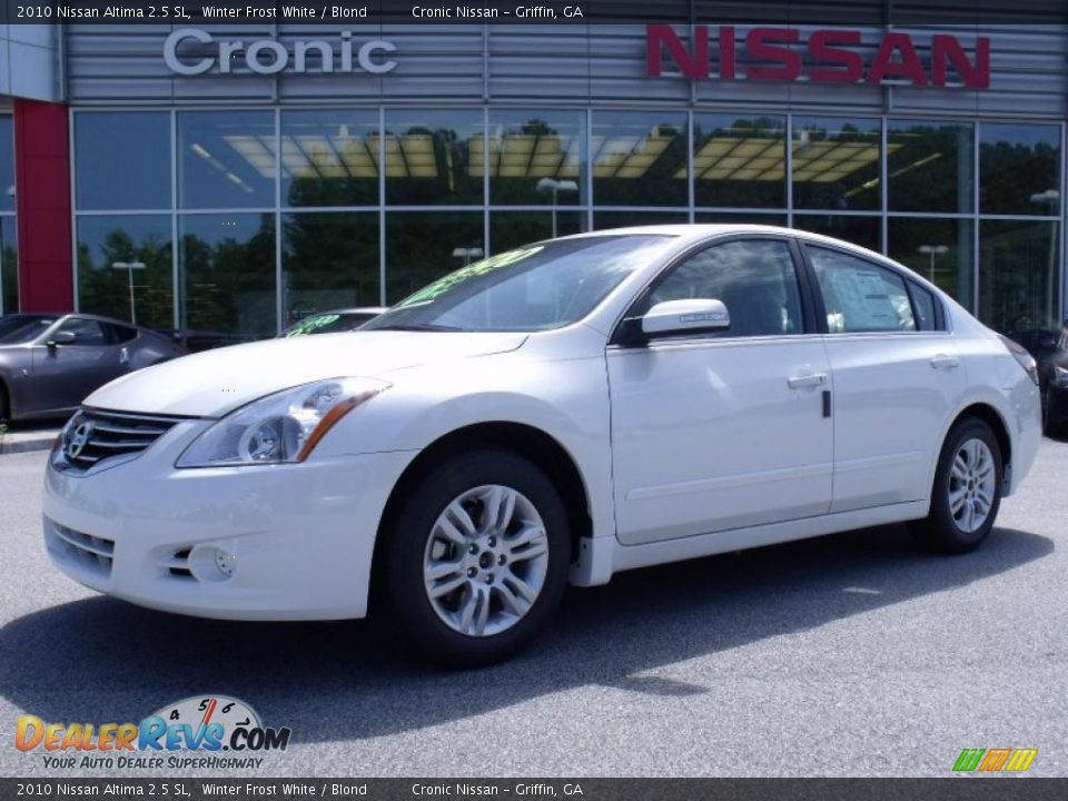 2010 Nissan altima winter frost #8