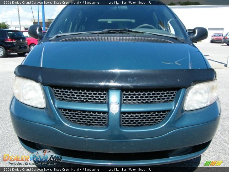 2001 Dodge Grand Caravan Sport Shale Green Metallic / Sandstone Photo #8