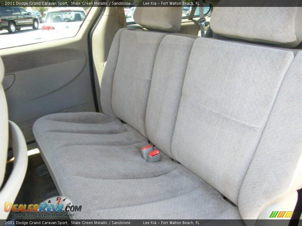 2001 Dodge Grand Caravan Sport Shale Green Metallic / Sandstone Photo #18