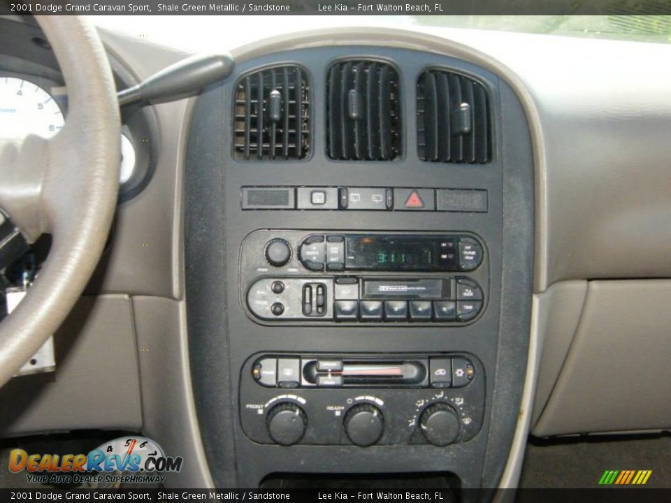 2001 Dodge Grand Caravan Sport Shale Green Metallic / Sandstone Photo #21