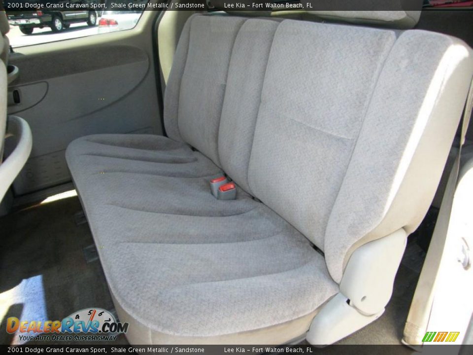 2001 Dodge Grand Caravan Sport Shale Green Metallic / Sandstone Photo #22