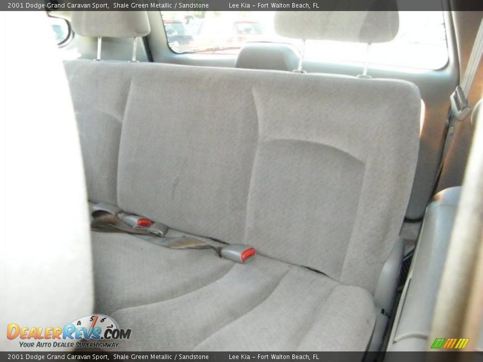2001 Dodge Grand Caravan Sport Shale Green Metallic / Sandstone Photo #24