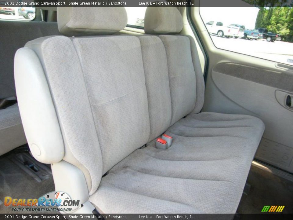 2001 Dodge Grand Caravan Sport Shale Green Metallic / Sandstone Photo #27