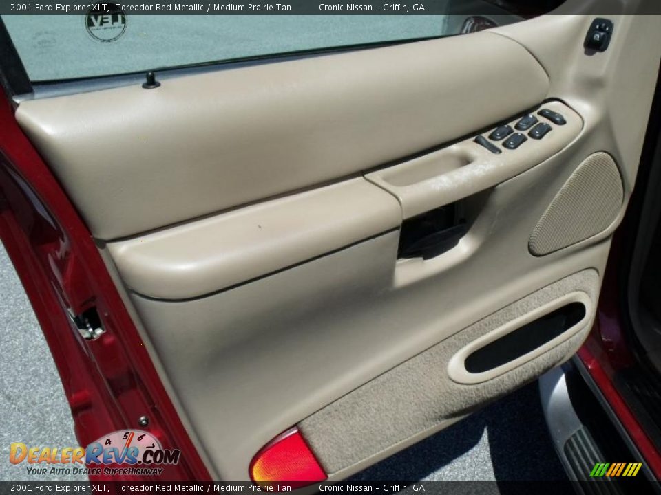 2001 Ford Explorer XLT Toreador Red Metallic / Medium Prairie Tan Photo #11