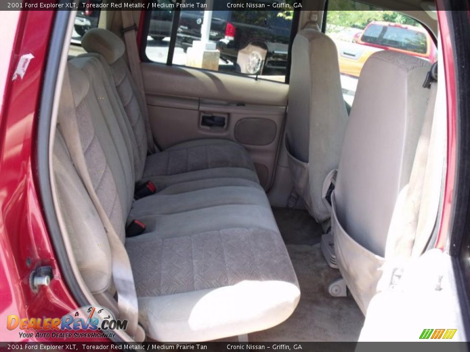 2001 Ford Explorer XLT Toreador Red Metallic / Medium Prairie Tan Photo #15