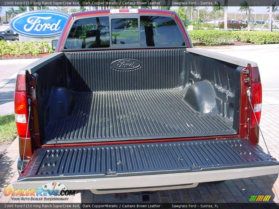 2006 Ford F150 King Ranch SuperCrew 4x4 Dark Copper Metallic / Castano Brown Leather Photo #5