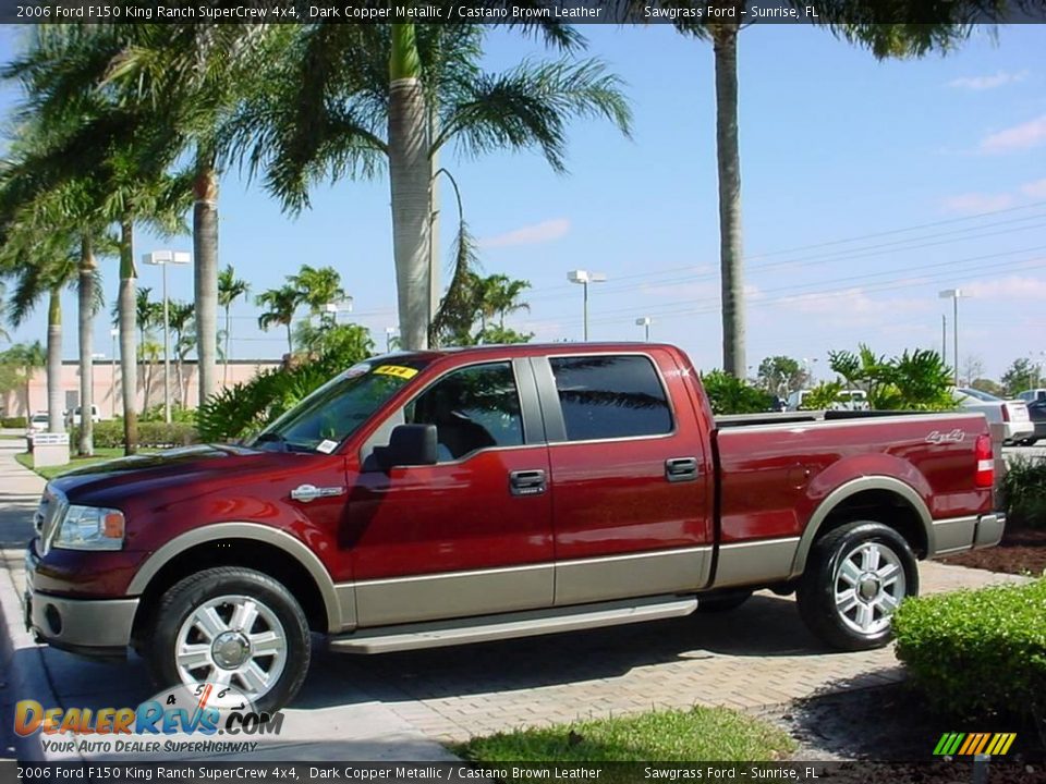 Dark Copper Metallic 2006 Ford F150 King Ranch SuperCrew 4x4 Photo #7