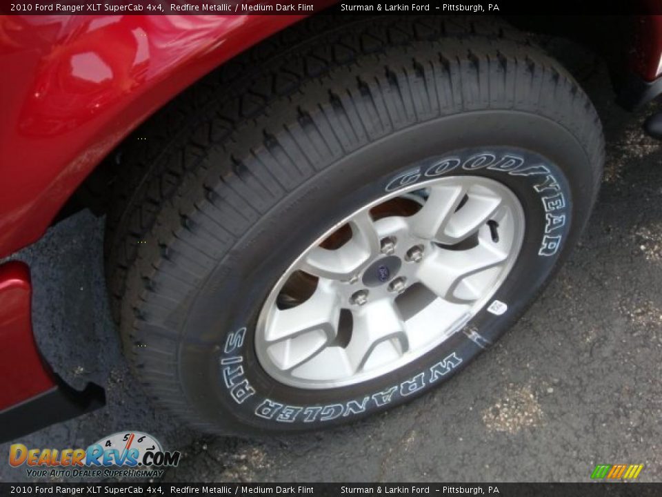 2010 Ford Ranger XLT SuperCab 4x4 Redfire Metallic / Medium Dark Flint Photo #12