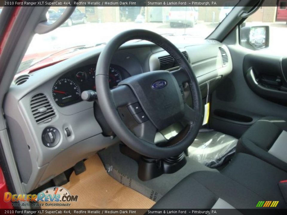 2010 Ford Ranger XLT SuperCab 4x4 Redfire Metallic / Medium Dark Flint Photo #17
