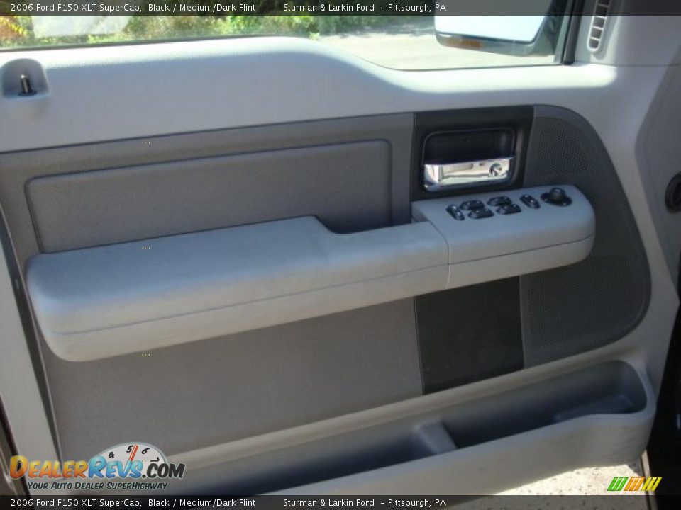 2006 Ford F150 XLT SuperCab Black / Medium/Dark Flint Photo #15