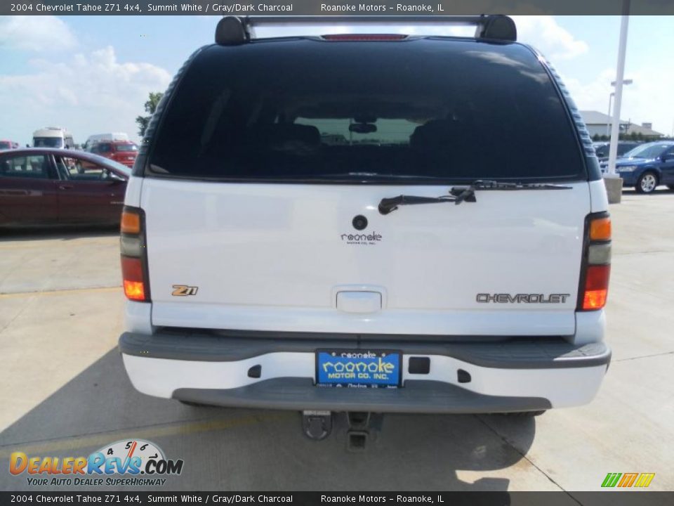 2004 Chevrolet Tahoe Z71 4x4 Summit White / Gray/Dark Charcoal Photo #3
