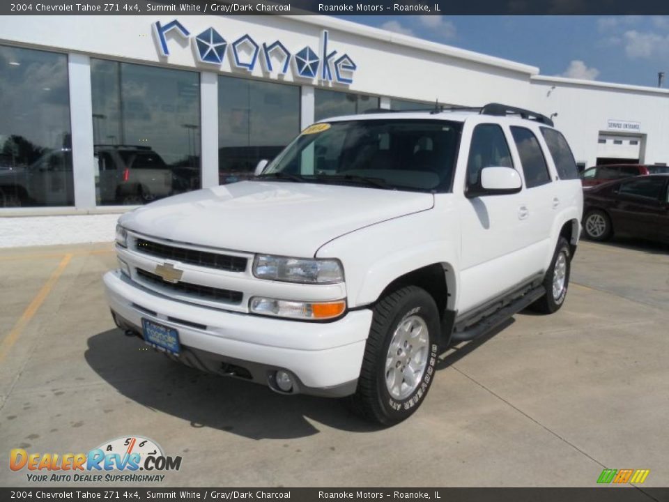 2004 Chevrolet Tahoe Z71 4x4 Summit White / Gray/Dark Charcoal Photo #5