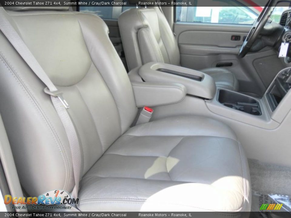 2004 Chevrolet Tahoe Z71 4x4 Summit White / Gray/Dark Charcoal Photo #9