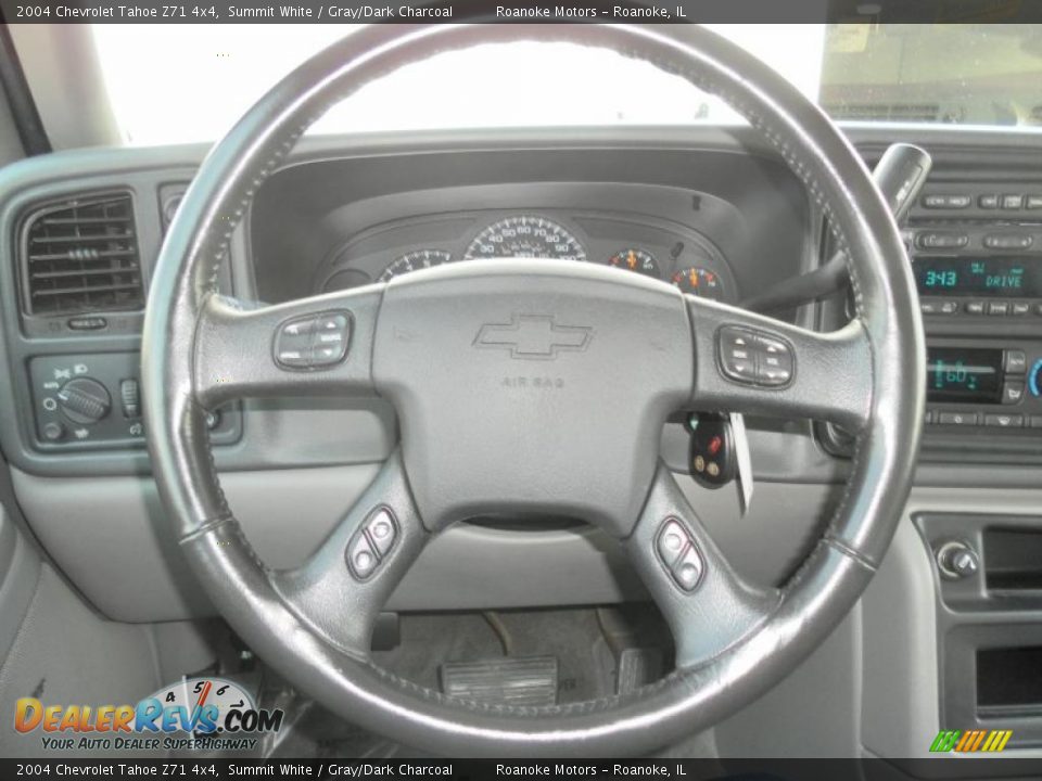 2004 Chevrolet Tahoe Z71 4x4 Summit White / Gray/Dark Charcoal Photo #11