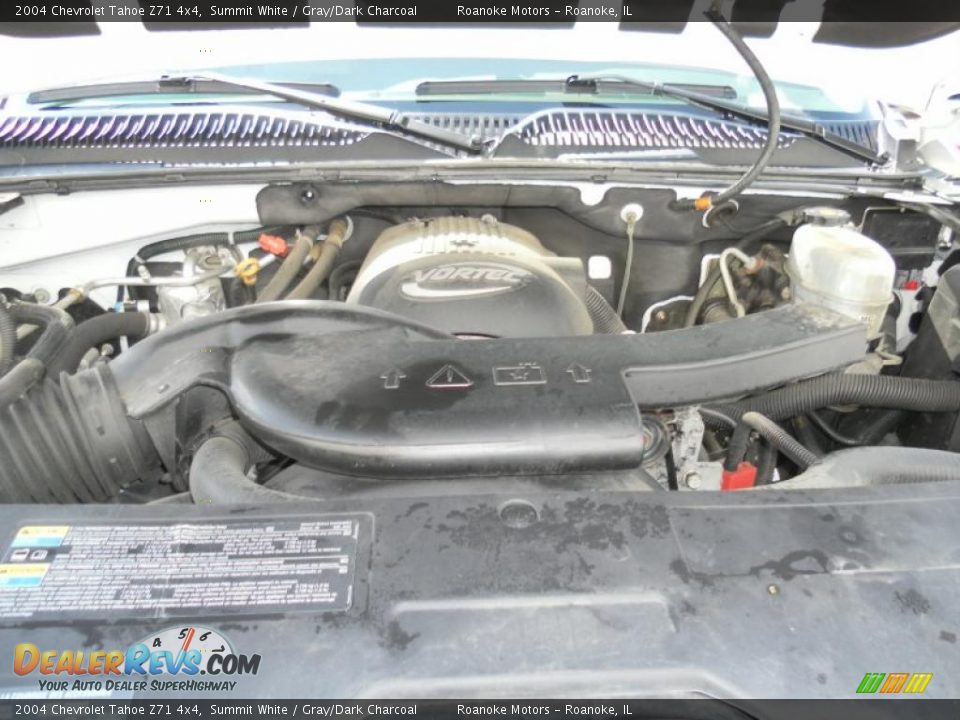 2004 Chevrolet Tahoe Z71 4x4 Summit White / Gray/Dark Charcoal Photo #22