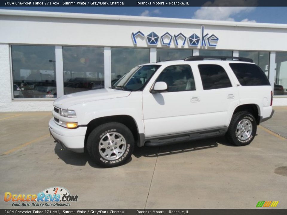 2004 Chevrolet Tahoe Z71 4x4 Summit White / Gray/Dark Charcoal Photo #25