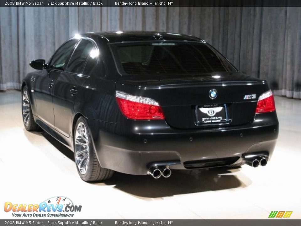 2008 BMW M5 Sedan Black Sapphire Metallic / Black Photo #2