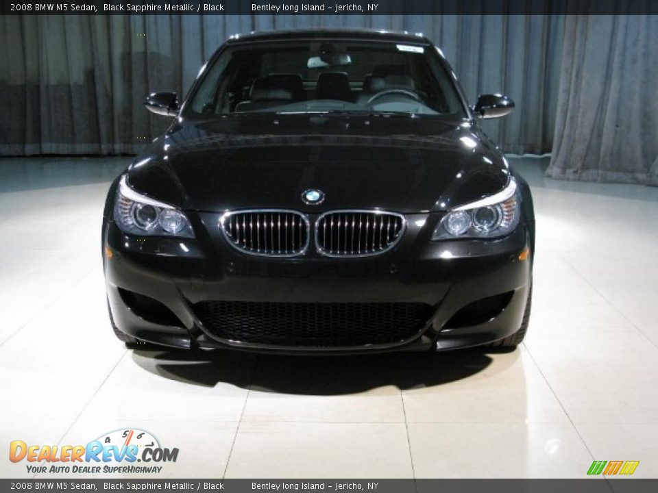 2008 BMW M5 Sedan Black Sapphire Metallic / Black Photo #4