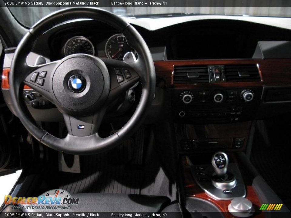 2008 BMW M5 Sedan Black Sapphire Metallic / Black Photo #8
