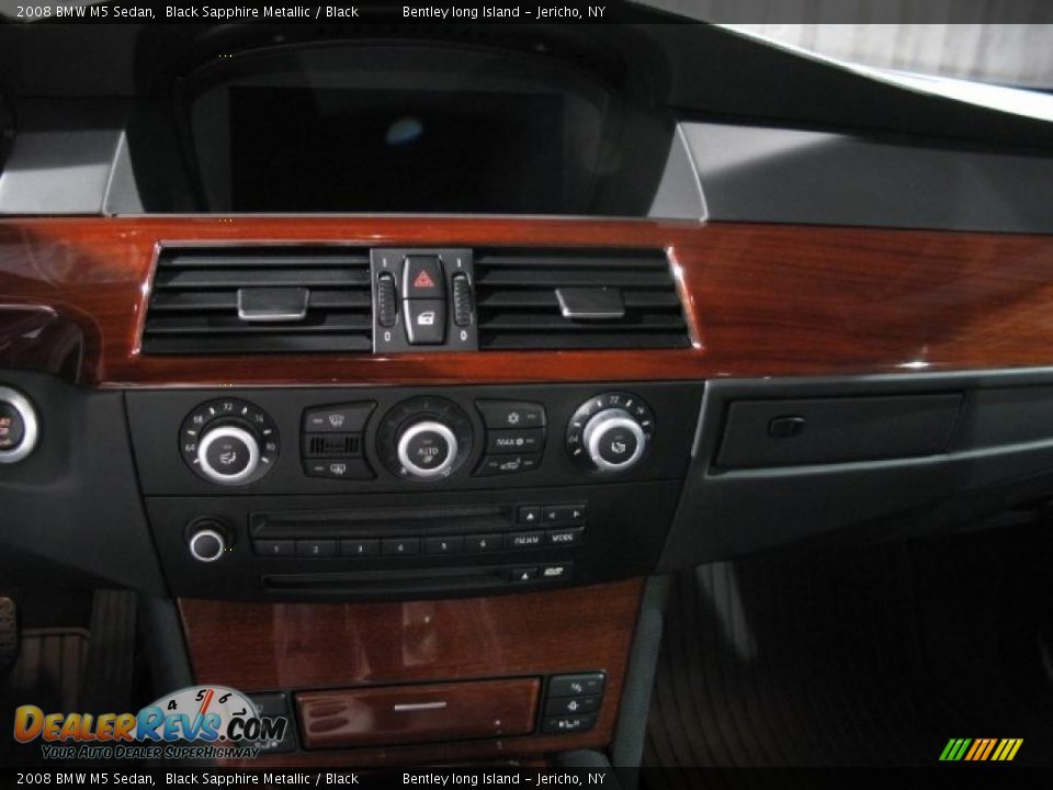 2008 BMW M5 Sedan Black Sapphire Metallic / Black Photo #9