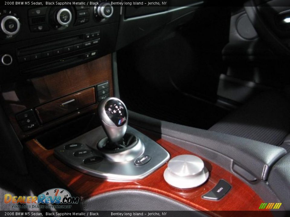 2008 BMW M5 Sedan Black Sapphire Metallic / Black Photo #10