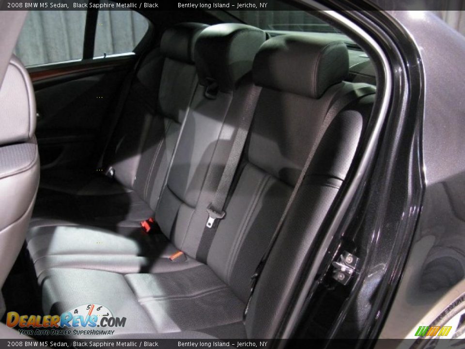 2008 BMW M5 Sedan Black Sapphire Metallic / Black Photo #12