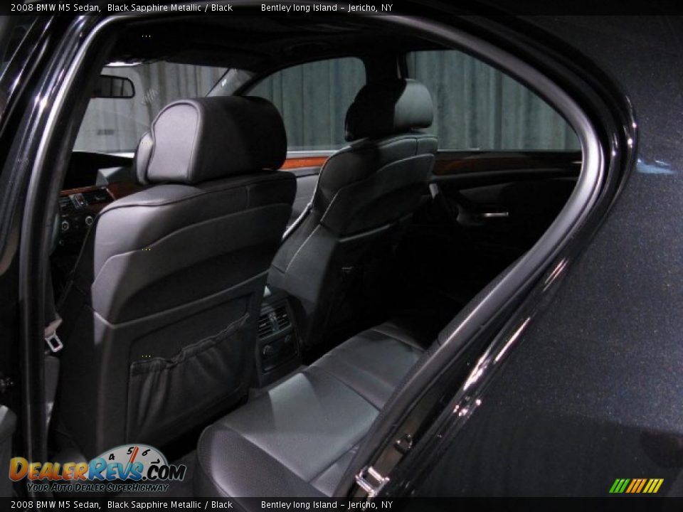 2008 BMW M5 Sedan Black Sapphire Metallic / Black Photo #13