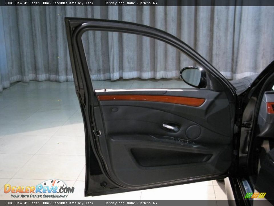 2008 BMW M5 Sedan Black Sapphire Metallic / Black Photo #14
