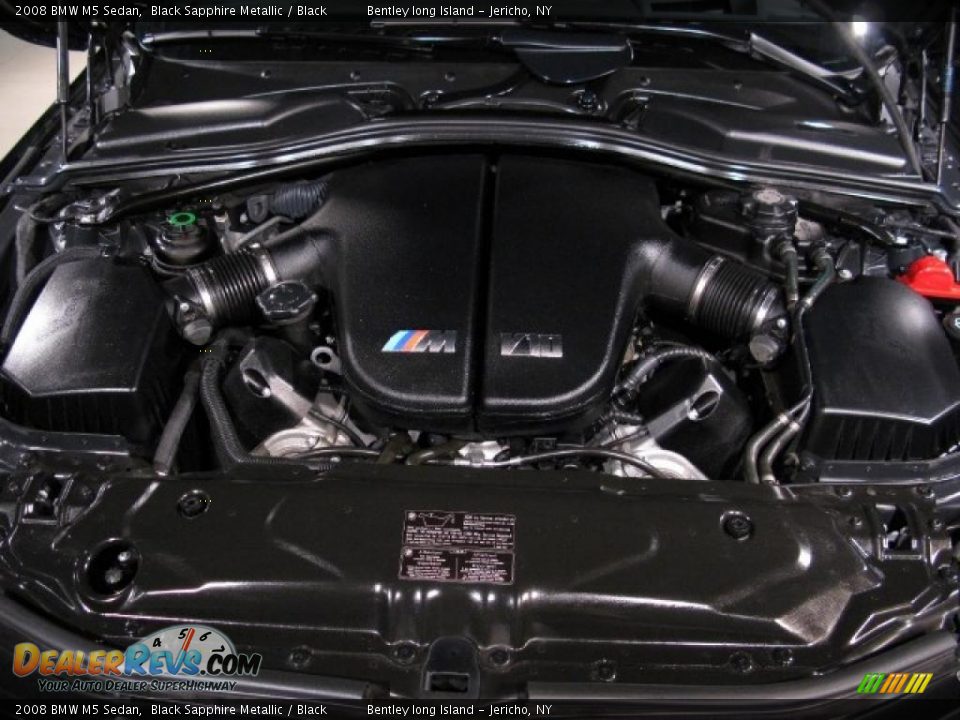2008 BMW M5 Sedan Black Sapphire Metallic / Black Photo #17