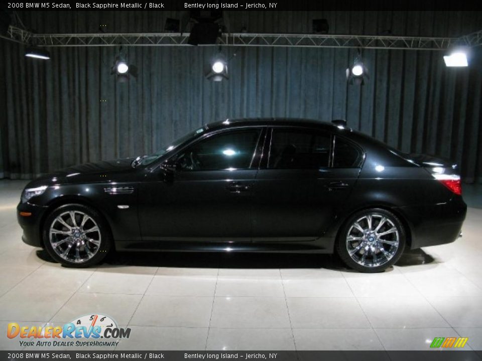 2008 BMW M5 Sedan Black Sapphire Metallic / Black Photo #19