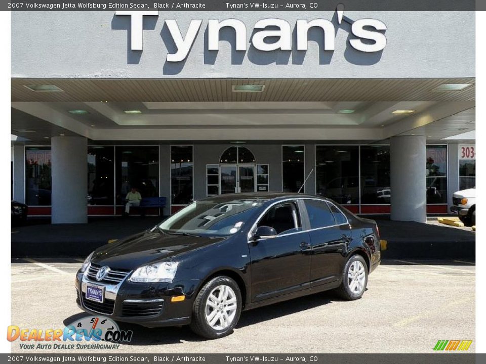 2007 Volkswagen Jetta Wolfsburg Edition Sedan Black / Anthracite Photo #1