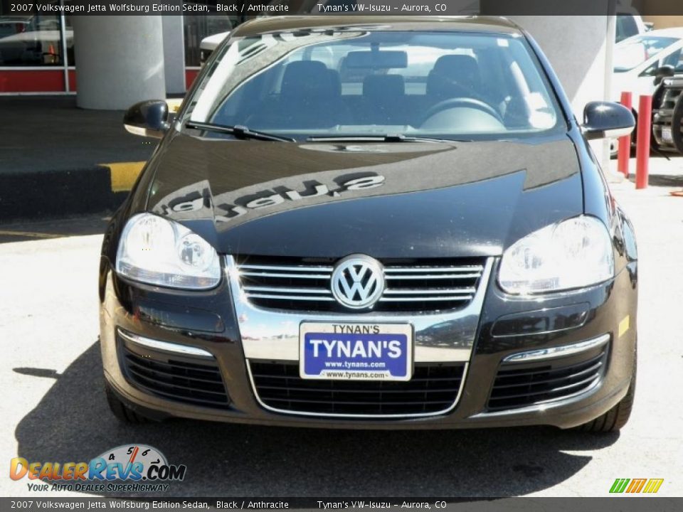 2007 Volkswagen Jetta Wolfsburg Edition Sedan Black / Anthracite Photo #2