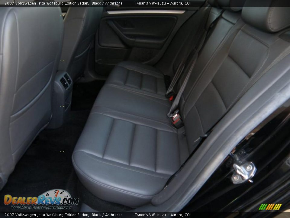 2007 Volkswagen Jetta Wolfsburg Edition Sedan Black / Anthracite Photo #8