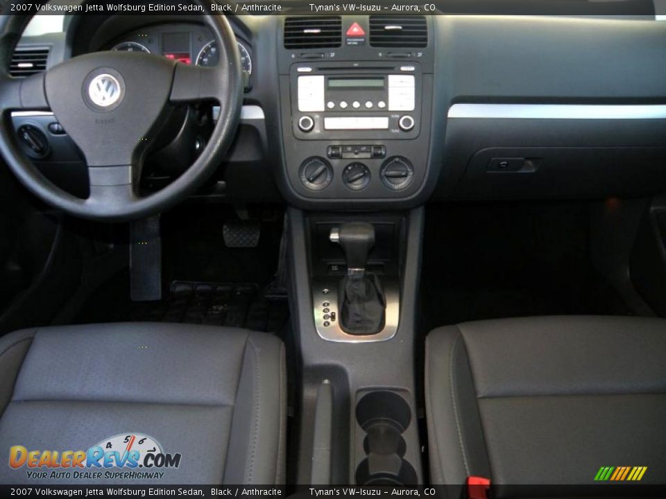 2007 Volkswagen Jetta Wolfsburg Edition Sedan Black / Anthracite Photo #9
