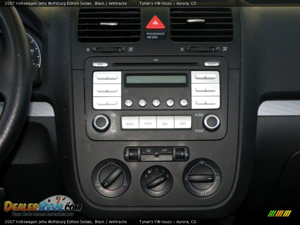 2007 Volkswagen Jetta Wolfsburg Edition Sedan Black / Anthracite Photo #10